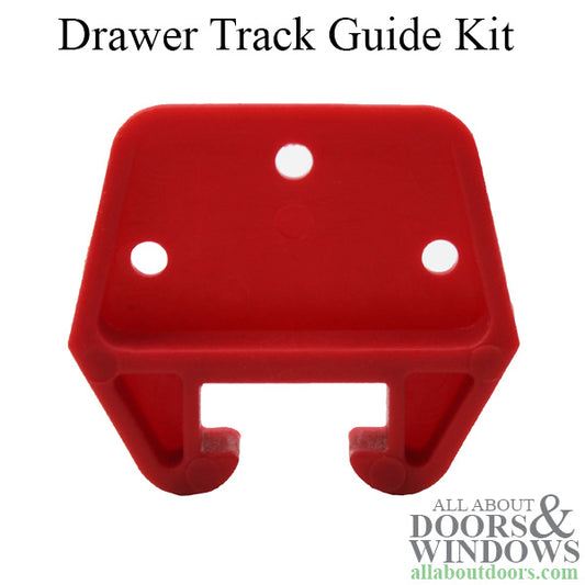 Drawer Track Guide Kit - Red - 7/16"