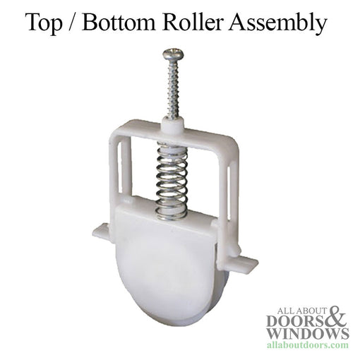 Roller Assembly with 1 Inch Nylon Wheel for Sliding Screen Door - Roller Assembly with 1 Inch Nylon Wheel for Sliding Screen Door