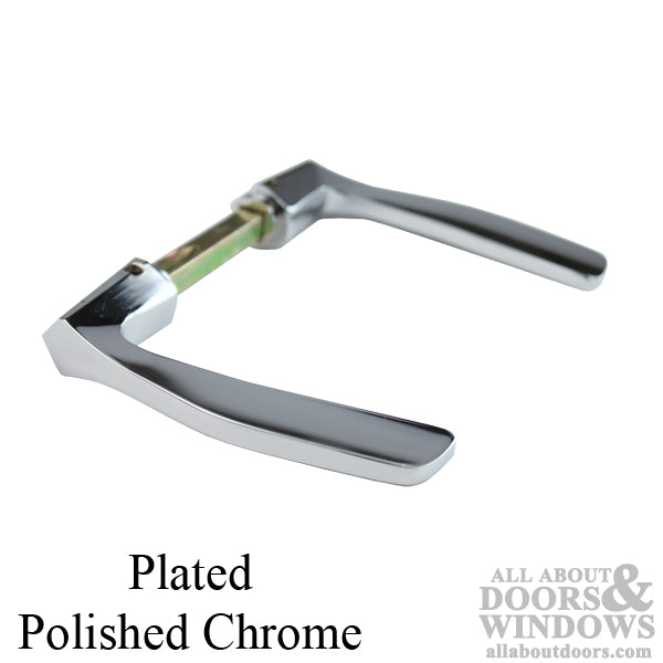 Papaiz Replacement MZ-33 Flat Style Handle Set for Hinged Doors - Papaiz Replacement MZ-33 Flat Style Handle Set for Hinged Doors