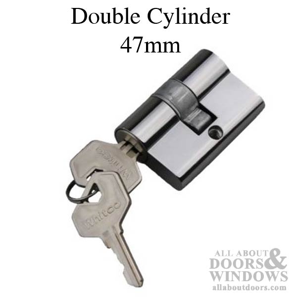 Whitco Euro Type Wafer Disc Keyed Double Cylinder - Whitco Euro Type Wafer Disc Keyed Double Cylinder