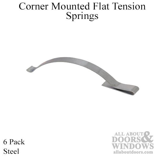 Corner Mounted Flat Tension Spring - Corner Mounted Flat Tension Spring
