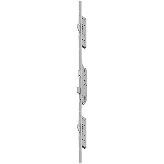 Hoppe Key Operated Multipoint Lock, 1-3/4" Backset, 85.43"-94.49" Doors - Egress, Panic Function