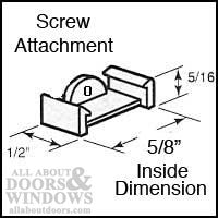 Window Parts: Grille / Grid Clip w/ Screw Application- 5/8