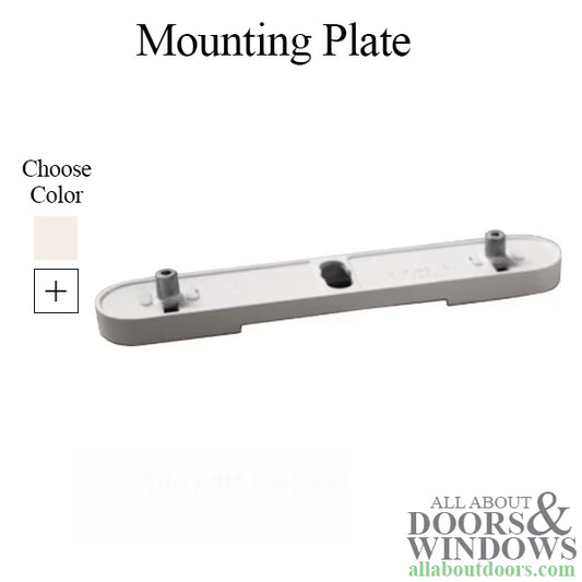 Mounting Plate for Sliding Doors Inside Handle 1" Wide