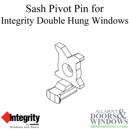 Sash Pivot Pin for Integrity Double Hung Windows by Marvin