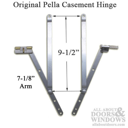 Hinge Pack, Pella Casement - 12 Inch - Choose Handing - Hinge Pack, Pella Casement - 12 Inch - Choose Handing