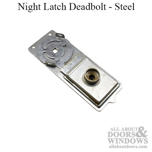 Night Latch Deadbolt Lock - Steel