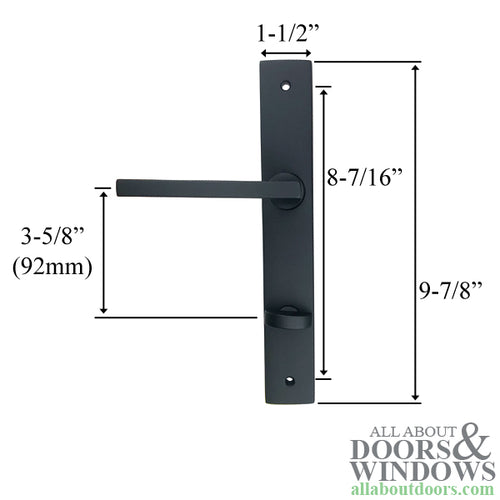 Pella Spiere Passive Multipoint Hinged Door Trim - Pella Spiere Passive Multipoint Hinged Door Trim