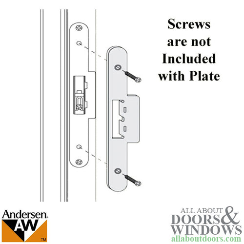 Andersen Tribeca Strike Plate Cover - Stone - Andersen Tribeca Strike Plate Cover - Stone