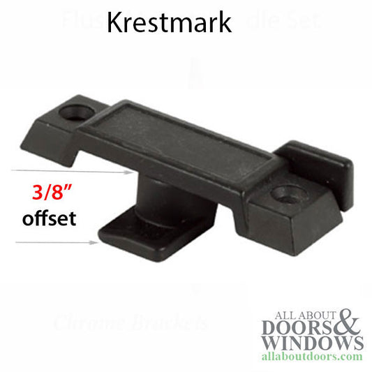 Sash/Cam Lock - Vinyl and Aluminum Sash Hardware, Die-cast - Black