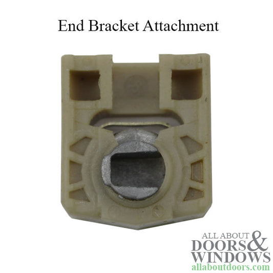 End Bracket Attachment, #22  64B Tilt Series Channel Balance - Black