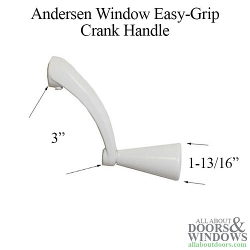 Andersen Window Improved/E-Z Casement - Crank/Handle - Easy Grip - Stone - Andersen Window Improved/E-Z Casement - Crank/Handle - Easy Grip - Stone