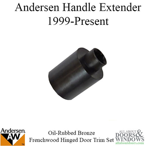 Handle extender for Andersen Frenchwood  trim sets - Oil Rubbed Bronze - Handle extender for Andersen Frenchwood  trim sets - Oil Rubbed Bronze