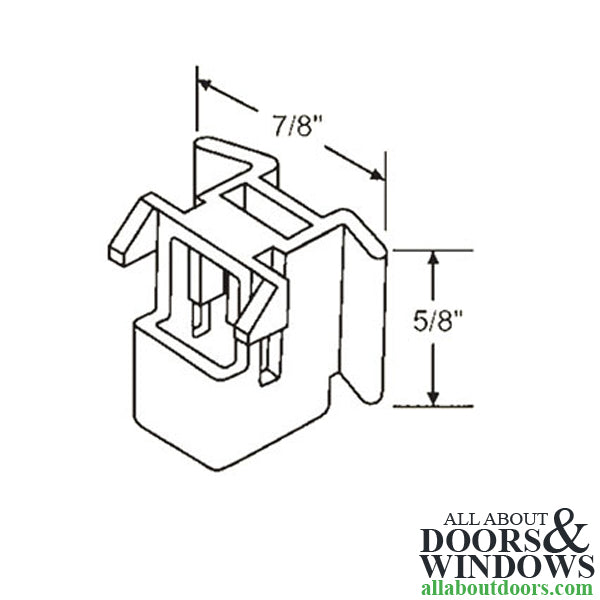 Capitol Bracket Shoe, Top, Channel Balance - Capitol Bracket Shoe, Top, Channel Balance