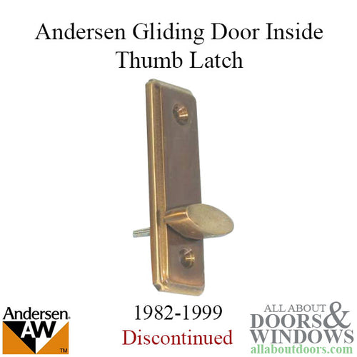 Thumb Latch, Andersen Old Style - Antique Brass - DISCONTINUED I - Thumb Latch, Andersen Old Style - Antique Brass - DISCONTINUED I