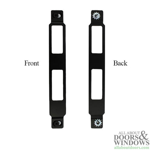 Larson Storm Door QuickFit Latch and Deadbolt Strike Plate 15/16 Inch x 6-7/8 Inch - Larson Storm Door QuickFit Latch and Deadbolt Strike Plate 15/16 Inch x 6-7/8 Inch