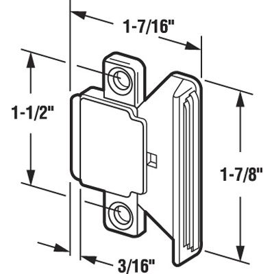 Latch and Pull - Vinyl and Aluminum Hardware, Zinc - Zinc - Latch and Pull - Vinyl and Aluminum Hardware, Zinc - Zinc