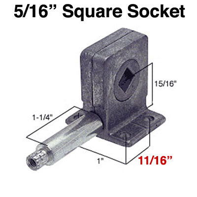 CENTER TORQUE   5/16 inch SQUARE - CENTER TORQUE   5/16 inch SQUARE