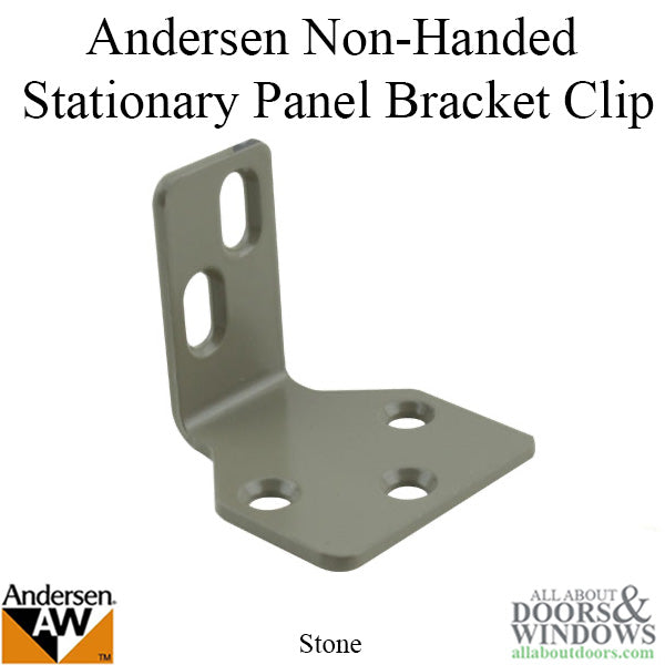 Stationary Panel Head Bracket Clip - Stone - Stationary Panel Head Bracket Clip - Stone