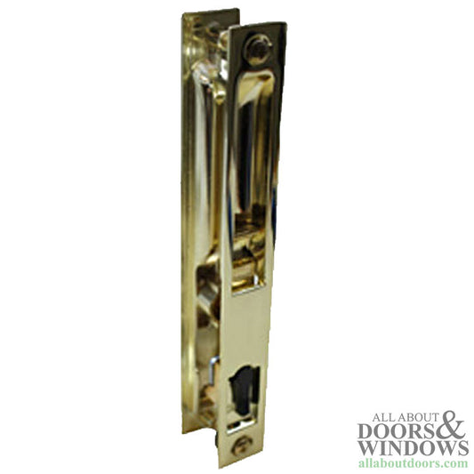 Handle set (keyed) 6-5/8 - Brass Plated