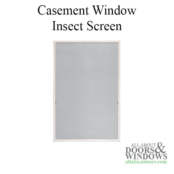 Andersen Casement Window Insect Screen C16 - White Finish - Andersen Casement Window Insect Screen C16 - White Finish
