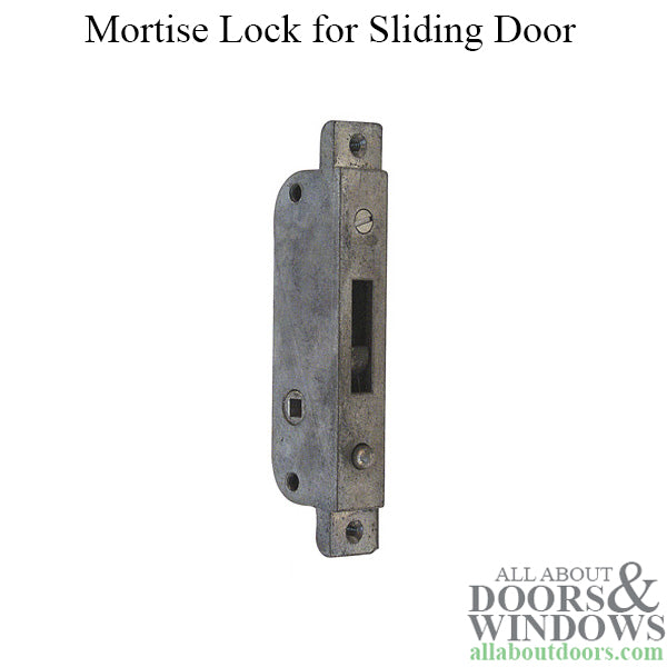 Discontinued - Mortise Lock - Sliding Patio Door, Unique Body - 45 Degree Keyway - Diecast - Discontinued - Mortise Lock - Sliding Patio Door, Unique Body - 45 Degree Keyway - Diecast