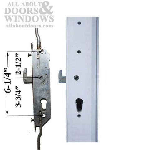 Great Lakes Window Patio Door Handle Set 8-3/4