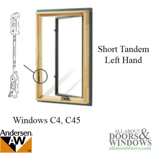 Andersen Window Tandem Lock Flushmount E-Z Casement Short Left Hand - Andersen Window Tandem Lock Flushmount E-Z Casement Short Left Hand