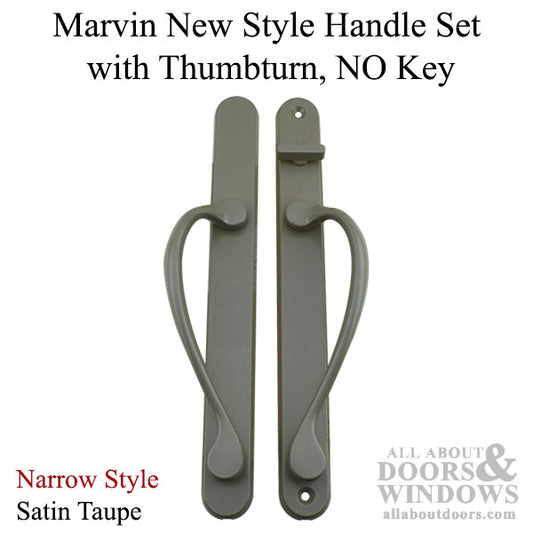 Marvin Handle Set for Marvin Sliding French Doors Active No Key with Thumbturn