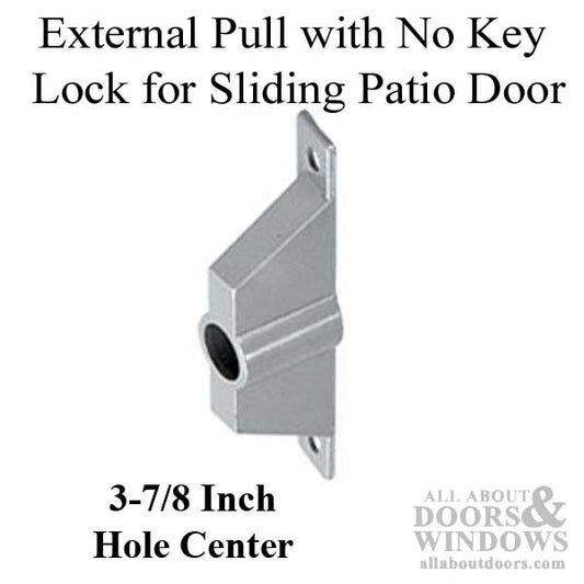 External Pull with No Key Lock, Sliding Patio Door, Ador/HiLite