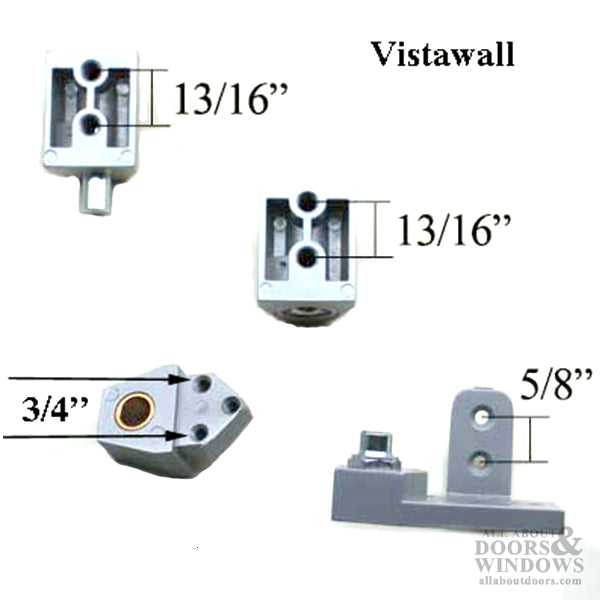 Store Front Commercial Doors Pivot Hinge Arch / Vistawall - Left Hand - Aluminum - Store Front Commercial Doors Pivot Hinge Arch / Vistawall - Left Hand - Aluminum