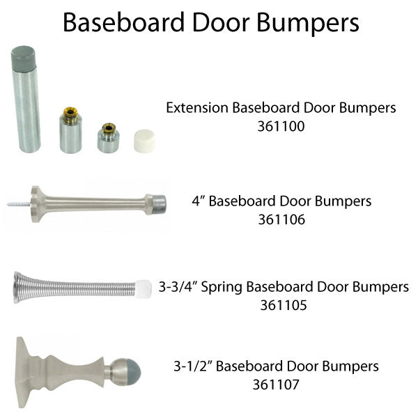 Adjustable Baseboard Extension Door Bumper 4.5 Inch Maximum Extension - Adjustable Baseboard Extension Door Bumper 4.5 Inch Maximum Extension
