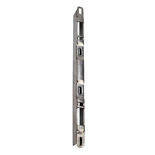 Sliding Door Strike Plate Keeper 1" Raised Dual Point Strike Stainless Steel