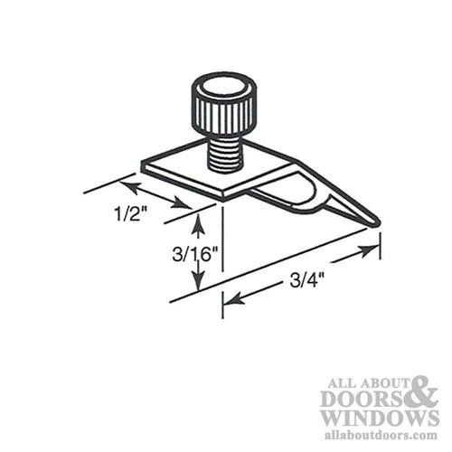Storm Door Panel Clip with Offset 8 Pack - Storm Door Panel Clip with Offset 8 Pack