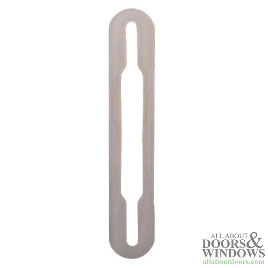 Sliding Door Keeper Plastic Shim, 1/16 Inch Thick, Nylon Plastic