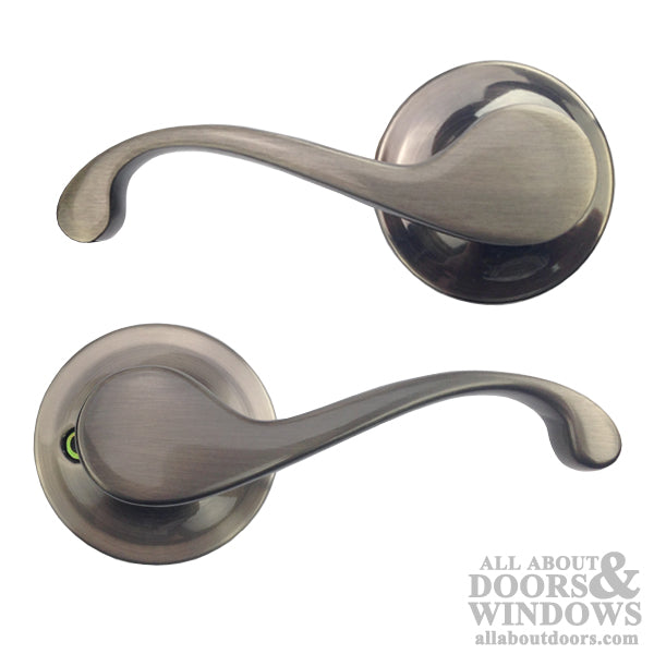 Kwikset Hampshire US15A 787 HL Dummy Pair - Antique Nickel - Kwikset Hampshire US15A 787 HL Dummy Pair - Antique Nickel