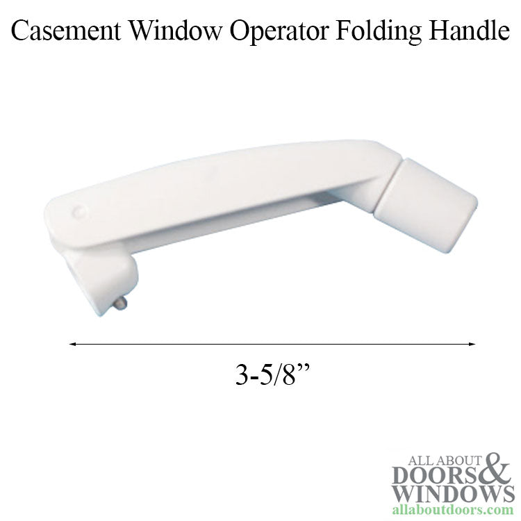 Ashland Short Folding Operator Handle 3-5/8 Inch 11/32 Inch Spline - Ashland Short Folding Operator Handle 3-5/8 Inch 11/32 Inch Spline