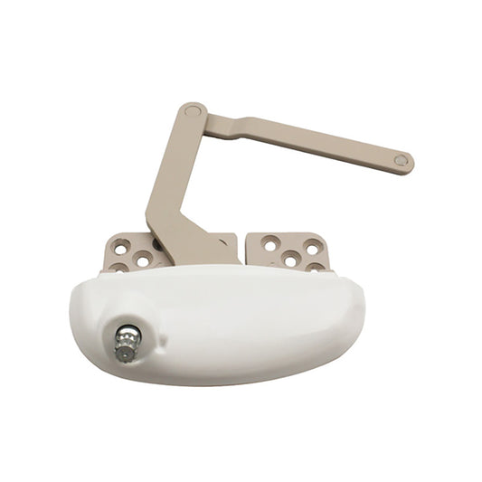 Roto 8-1/64" Split Arm, X-Drive, LH Vinyl Window Application