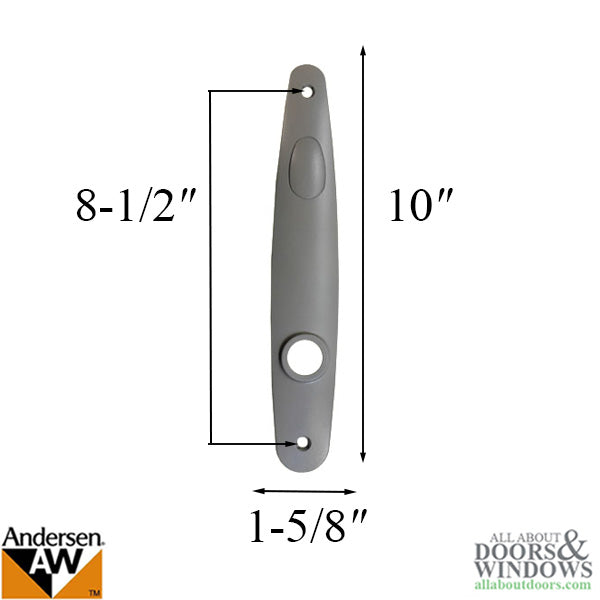 Escutcheon Plate - Tribeca Passive Handle Set - Stone - Escutcheon Plate - Tribeca Passive Handle Set - Stone