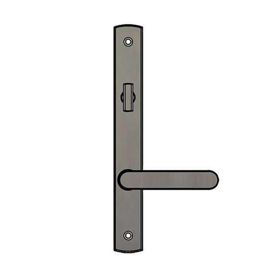 Truth Sentry Lock Handle Set, Contemporary, Decorative over Solid Brass, PVD Bronze