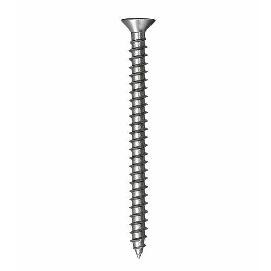 10 x 2-1/2"  Flat Head Phillips Drive Screw, 25 pack
