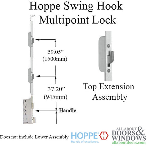 16mm Top Extension Swing Hook @ 37.20