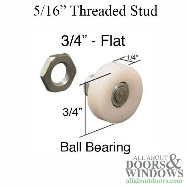 Ador Hilite Ball Bearing Wheel Roller for Sliding Shower Doors 3/4