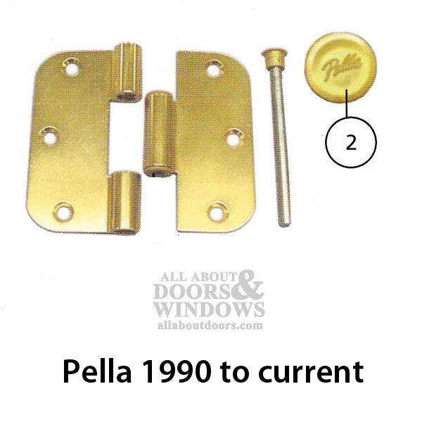 Pella Hinge Cap 1990 to current - Gold - Pella Hinge Cap 1990 to current - Gold