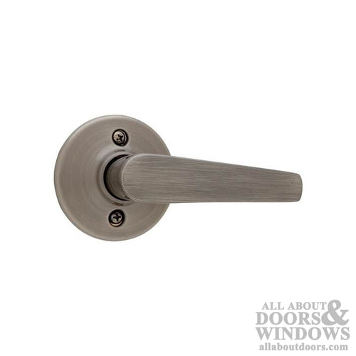 Kwikset Delta Single Dummy Door Handle 488DL-15AV1 Door Lever Antique Nickel - Kwikset Delta Single Dummy Door Handle 488DL-15AV1 Door Lever Antique Nickel