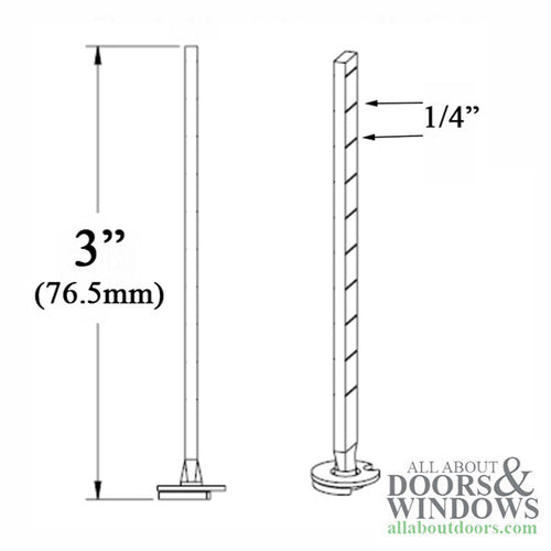 Hoppe HLS7 Cylinder Tail Piece 3