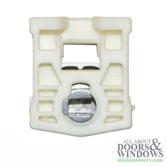 Balance Block, Pivot Lock Shoe for Tilt in window w/ locking terminal