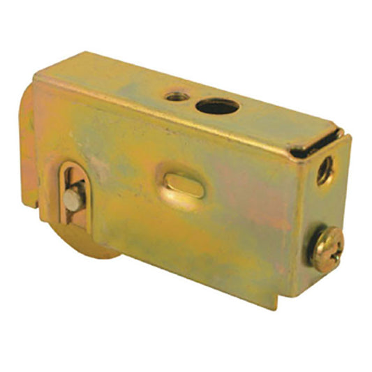 Door Roller For Sliding Doors Steel Plain Back Housing With 1.25 Inch Steel Wheels