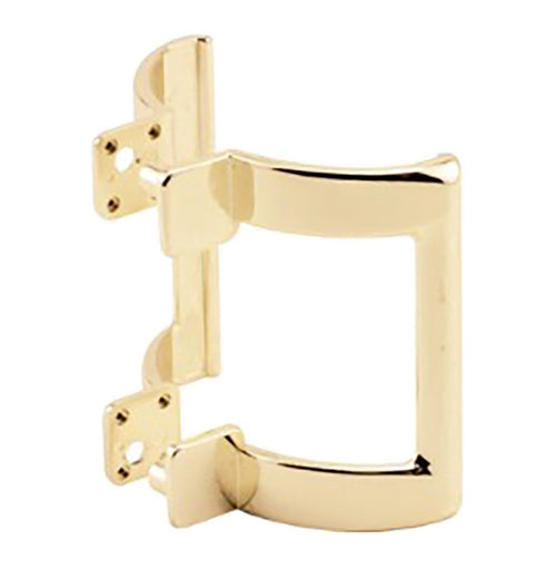 Shower Door Handle 2 Inch Hole Spacing Polished Brass - Shower Door Handle 2 Inch Hole Spacing Polished Brass