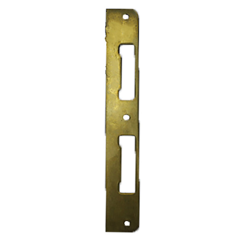 Latch & Deadbolt Strike Plate – 1.30 x 8.82 Flat – Polished Brass - Latch & Deadbolt Strike Plate – 1.30 x 8.82 Flat – Polished Brass